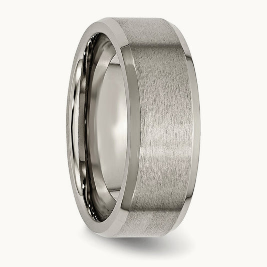 Brushed and Polished Beveled Edge Band — photo set