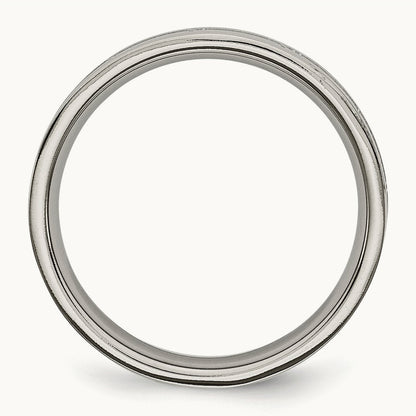 Brushed Center Roman Numerals Band — photo set