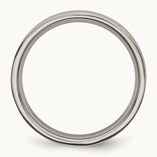 Brushed Center Roman Numerals Band — photo set