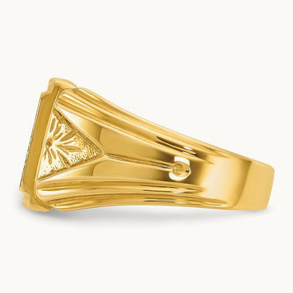 Men's Square Signet Ring — IBGoodman — photo set