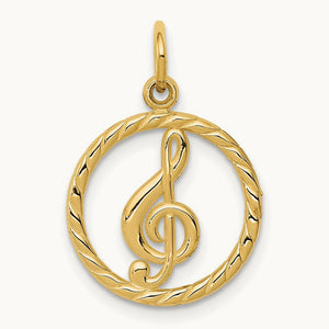 Treble Clef Charm — photo set