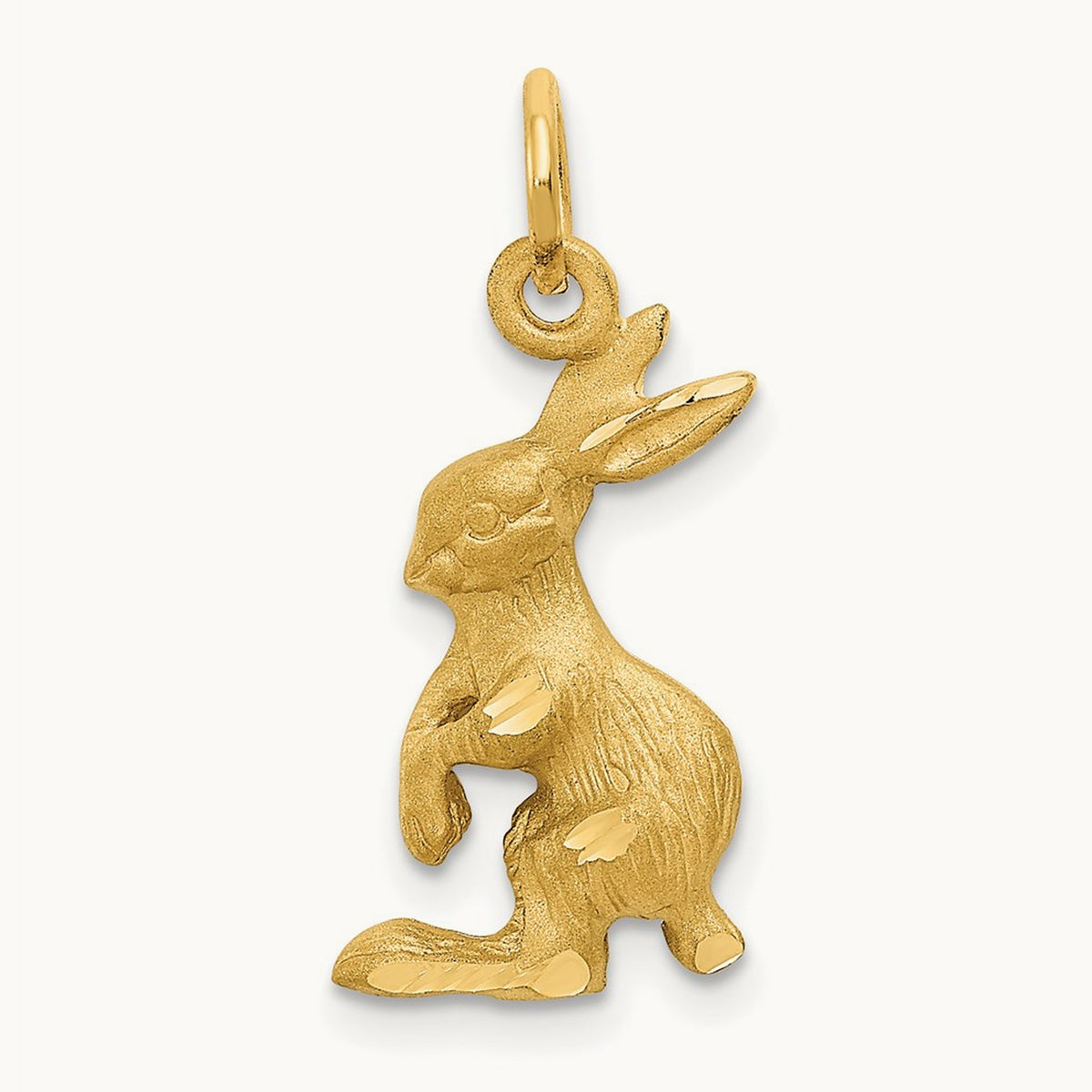 Jack Rabbit Charm, 14K