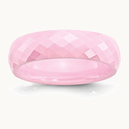 Faceted Polished Band — 6mm