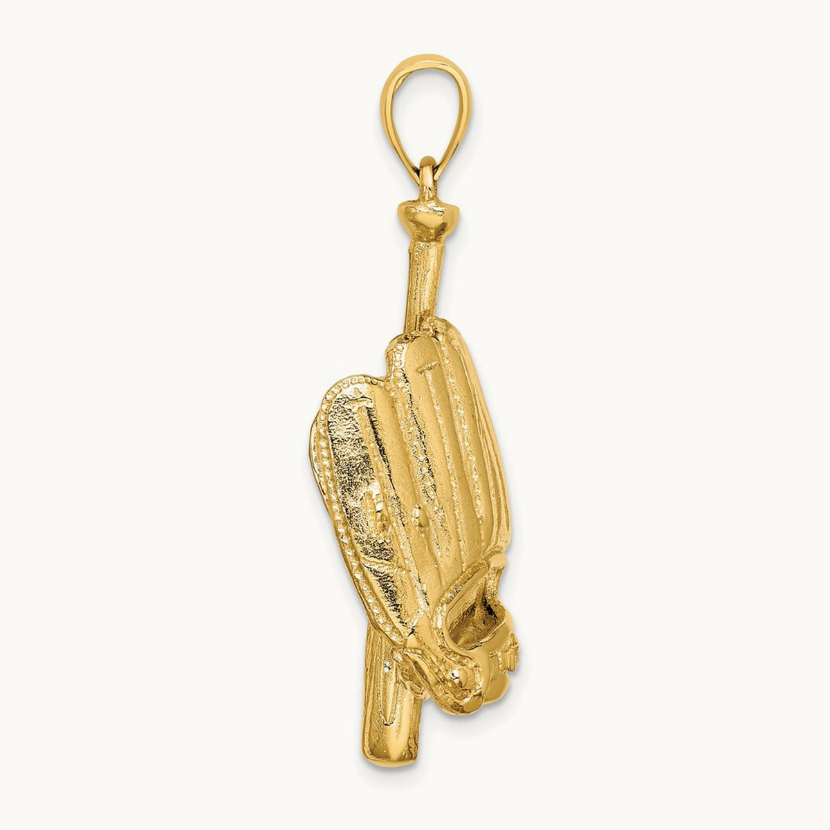 3-D Baseball Glove, Bat, Ball Charm, 14K