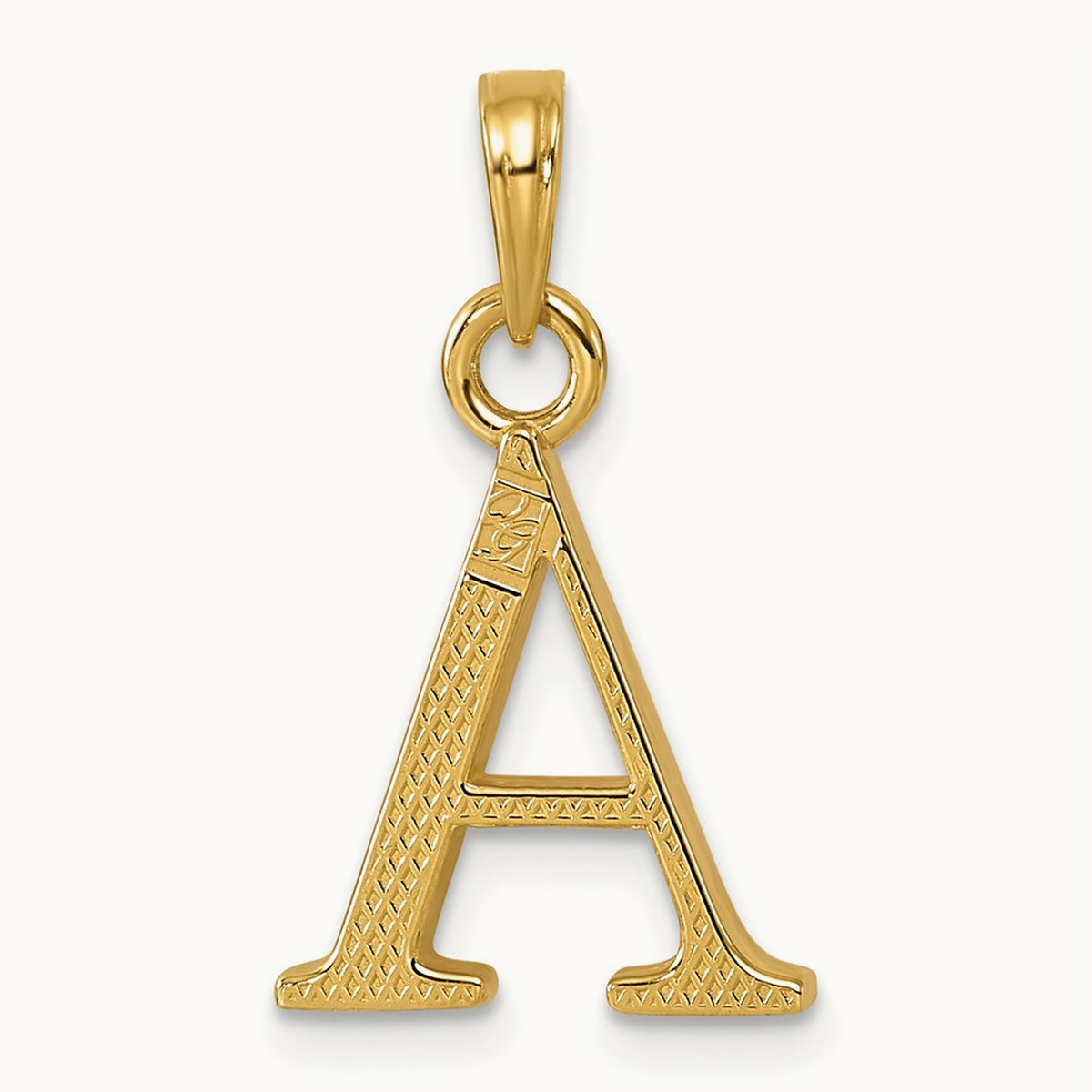 Initial Pendant, 14K