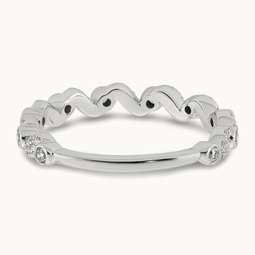 Wedding Band, 0.25 ct tw Lab-Grown Diamond