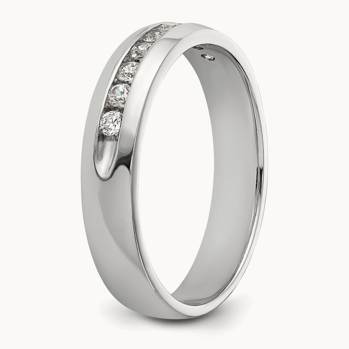 9 Stone Men's Ring, 0.25 ct tw Lab-Grown Diamond
