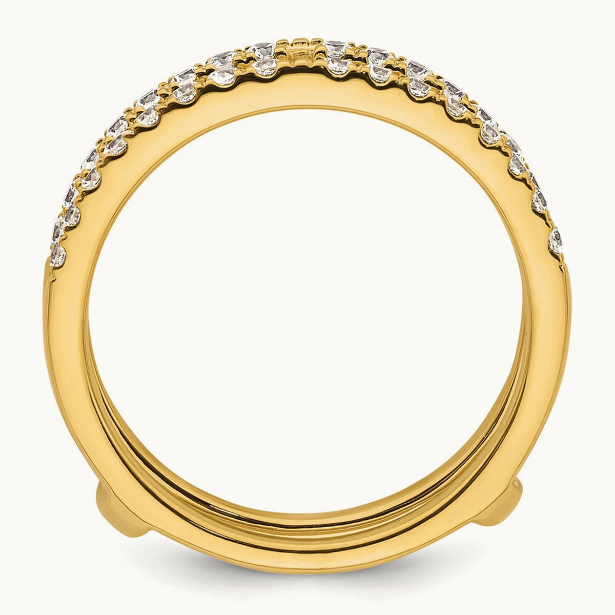 Ring Guard, 0.50 ct tw Lab-Grown Diamond — 14K Yellow Gold