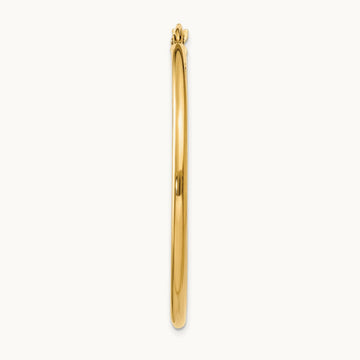 Single 14k Polished 2x40mm Lightweight Tube Hoop Earring