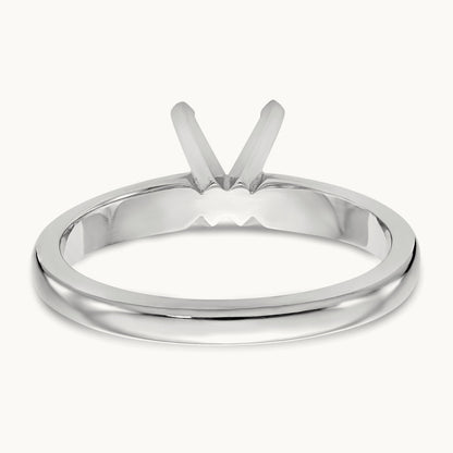 1ct. Medium-Weight Knife Edge 4-Prong Mounting, 14K White Gold