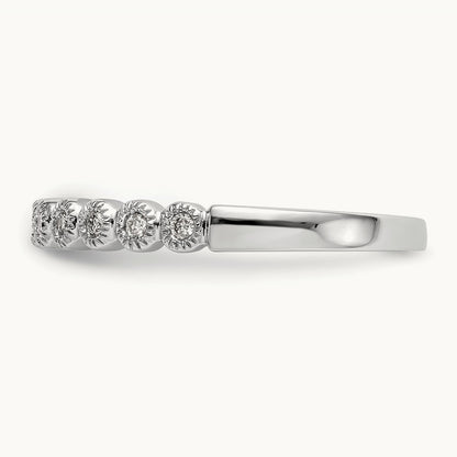 Diamond Band, 14K White Gold