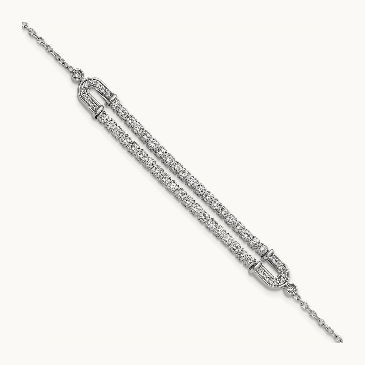 With Ext Bracelet, 2.00 ct tw Lab-Grown Diamond