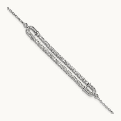 With Ext Bracelet, 2.00 ct tw Lab-Grown Diamond