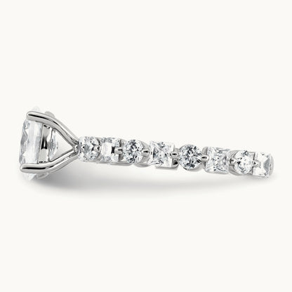 Oval Engagement Ring, 2.50 ct tw Lab-Grown Diamond