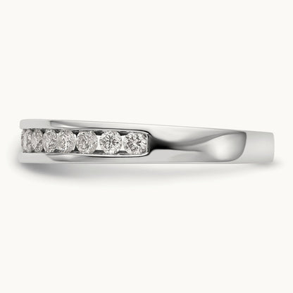 Channel-Set Wedding Band — 1/2 ct, VS/SI (Great), 7