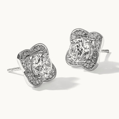 Diamond Earring Jackets, 14K White Gold