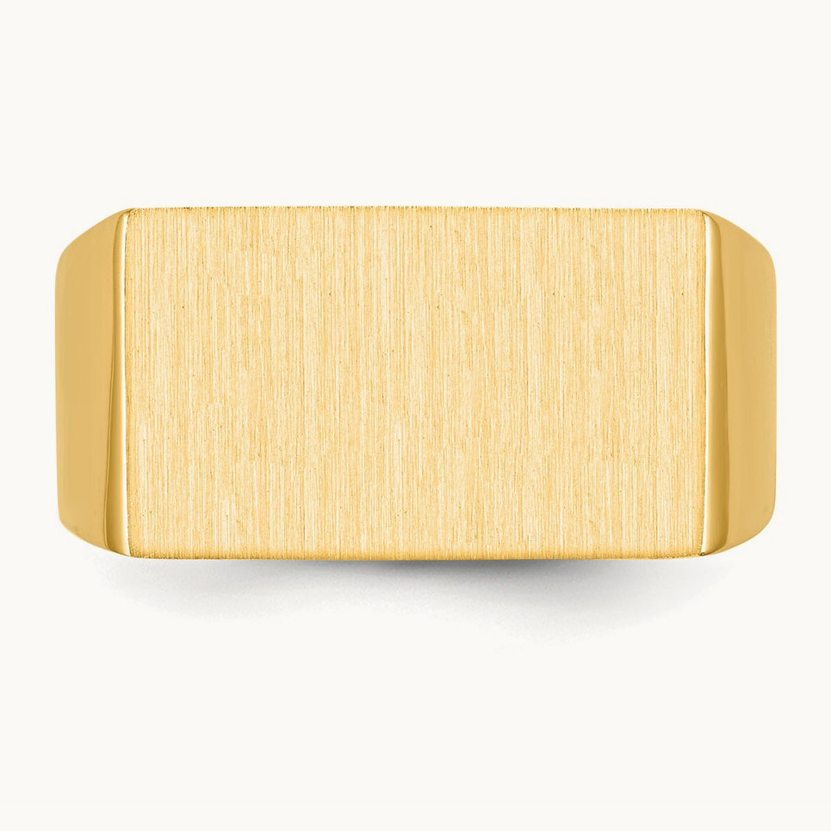 Open Back Mens Signet Ring — photo set