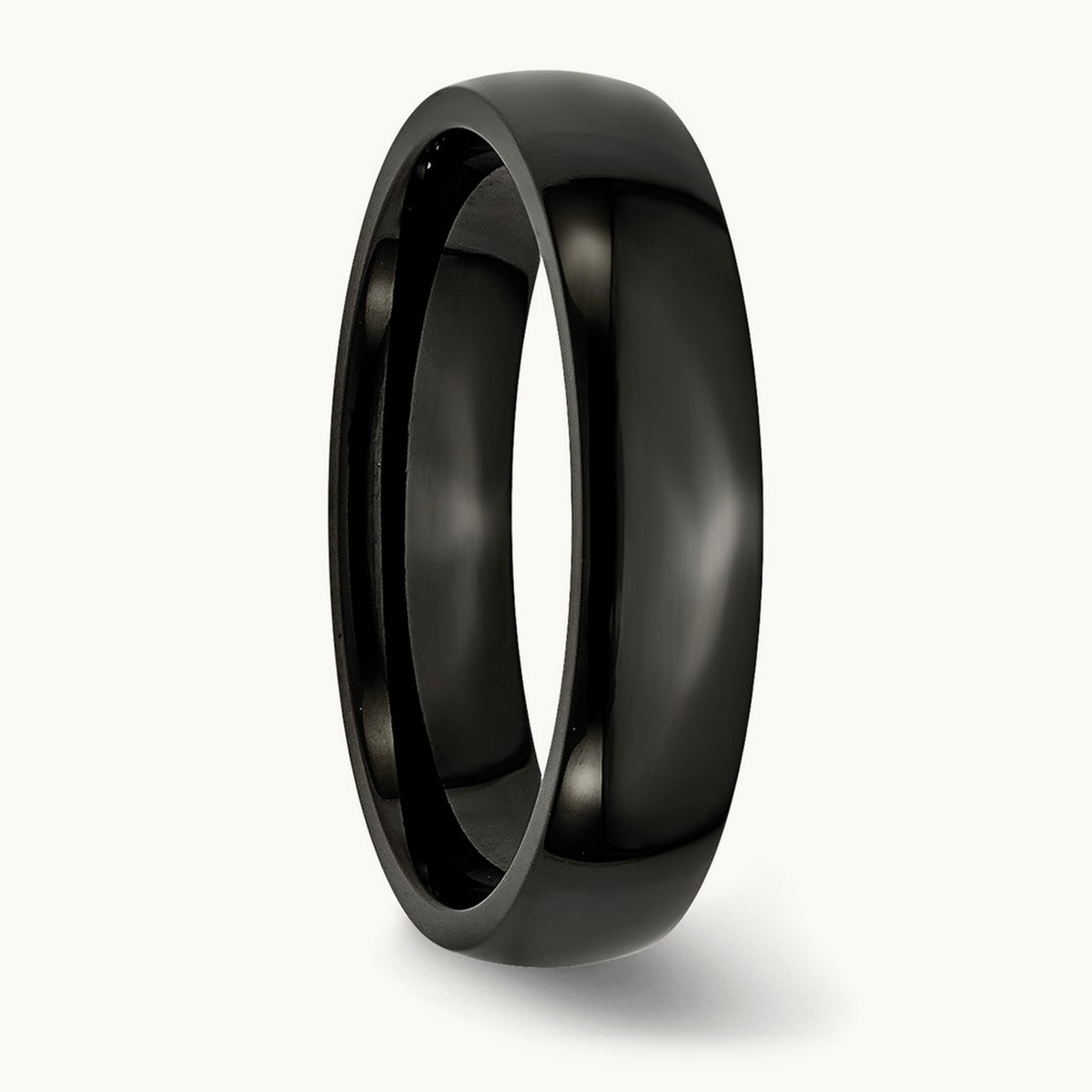 IP-plated Polished Band — 5mm