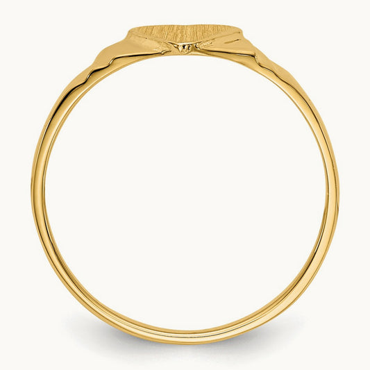 Children's Signet Ring, 14K