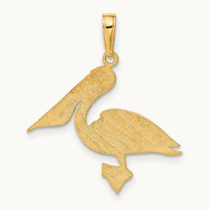 Pelican Pendant, 14K