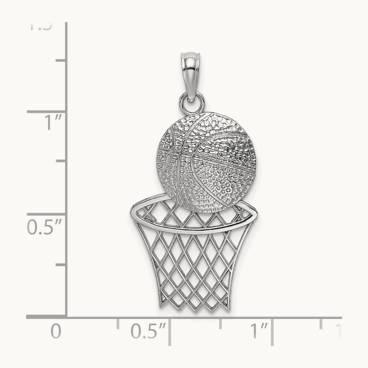 Basketball and Net Charm — photo set