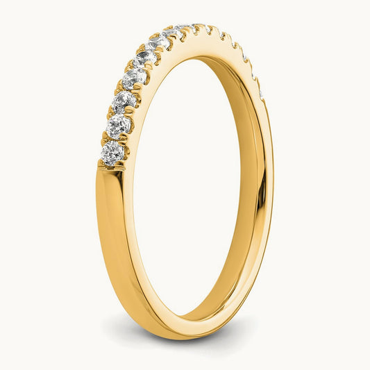 Diamond Wedding Band — 14K Yellow Gold, 7