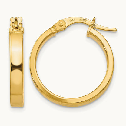 Polished Earrings, 14K — Leslie's