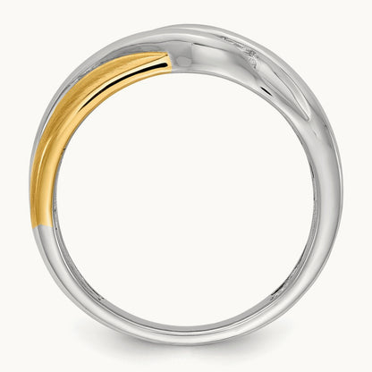 Diamond Men's Ring, 14K Two-tone