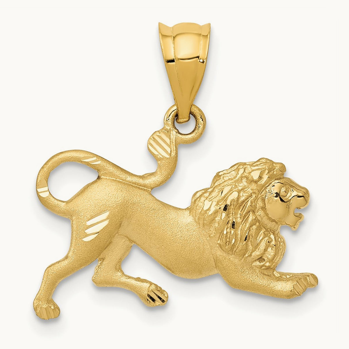 Lion Charm, 14K