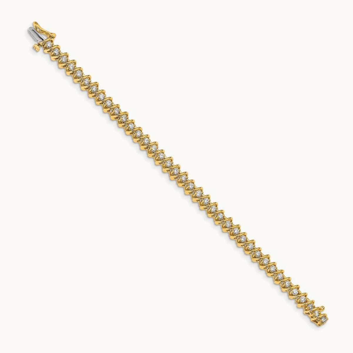 AAA Diamond Tennis Bracelet, 14K