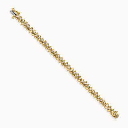 AAA Diamond Tennis Bracelet, 14K