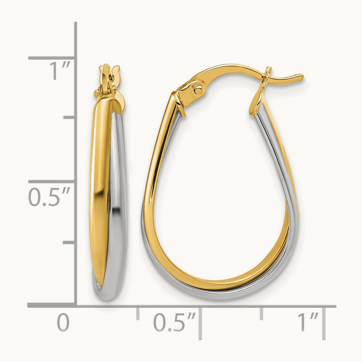 w/ Twisted Hoop Earrings — Leslie's — 23.7mm