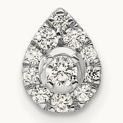 Pear Chain Slide Pendant, 0.25 ct tw Lab-Grown Diamond
