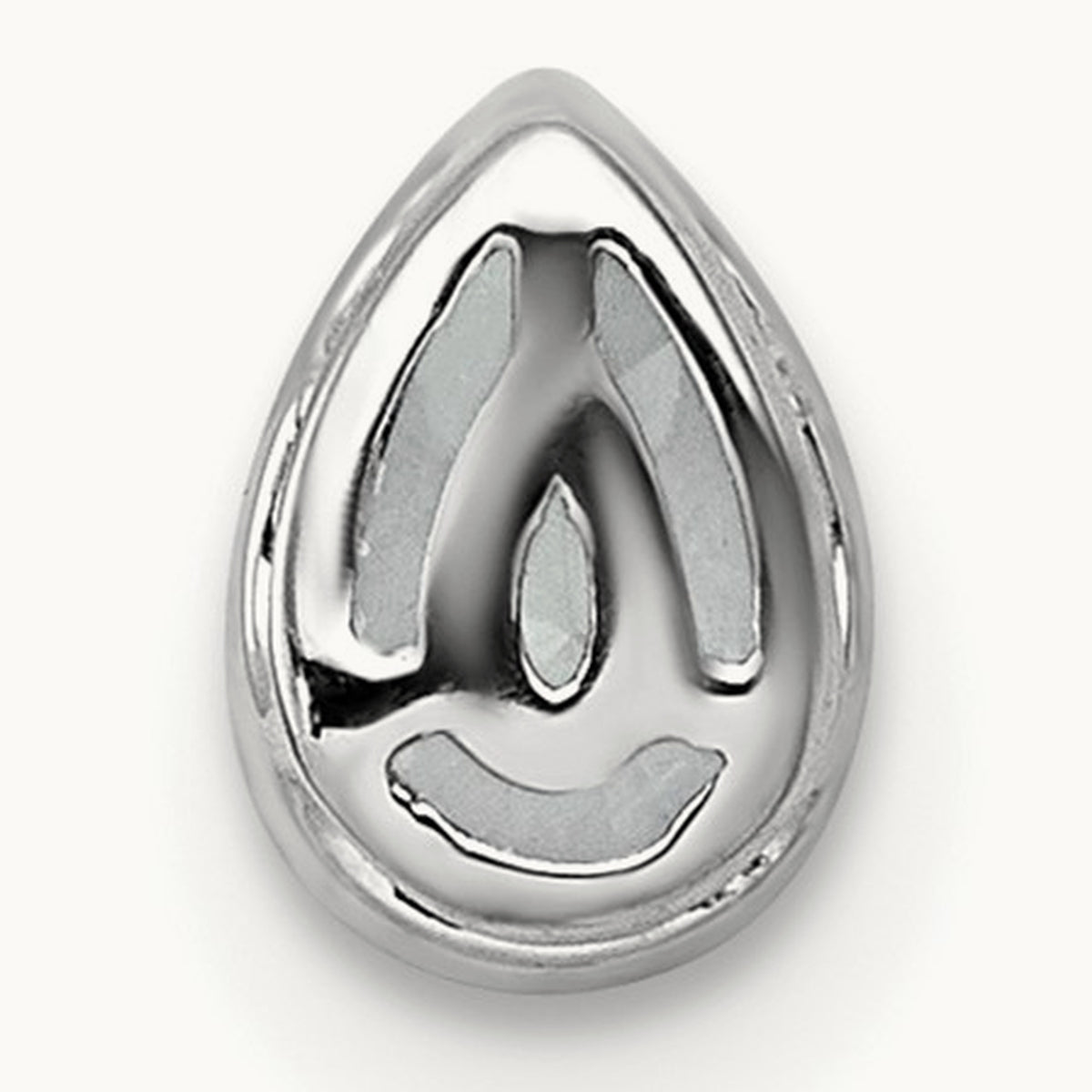 Pear Bezel Chain Slide, 0.25-3.00 ct tw Lab-Grown Diamond — 3/8 ct, VS (Best), 14K White Gold