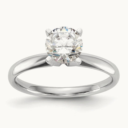 1/2ct. Lightweight 4-Prong Solitaire Mounting, 14K White Gold