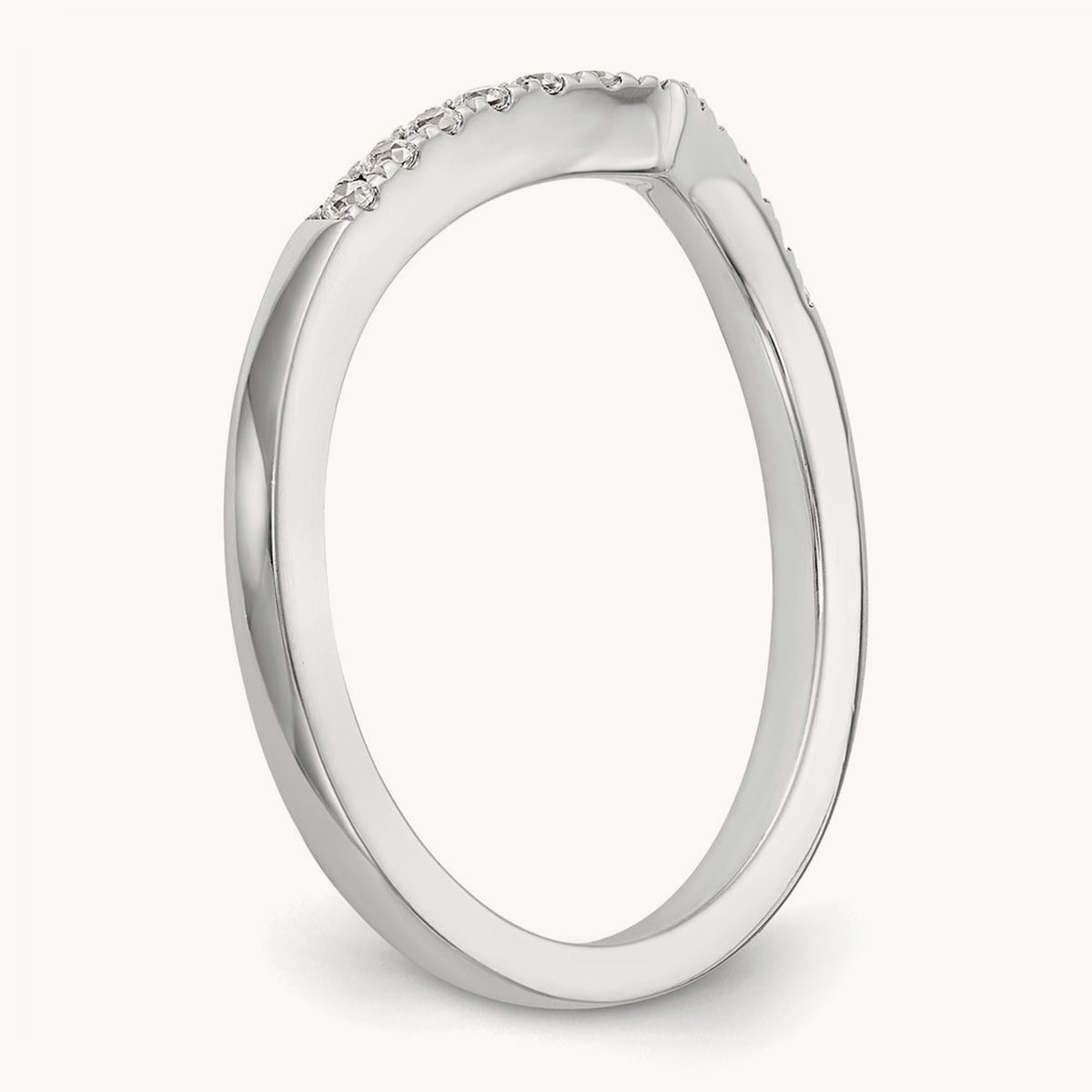 Diamond Band, 14K White Gold