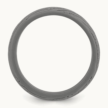 Silicone Gray 5.70m Wood Grain Pattern Band