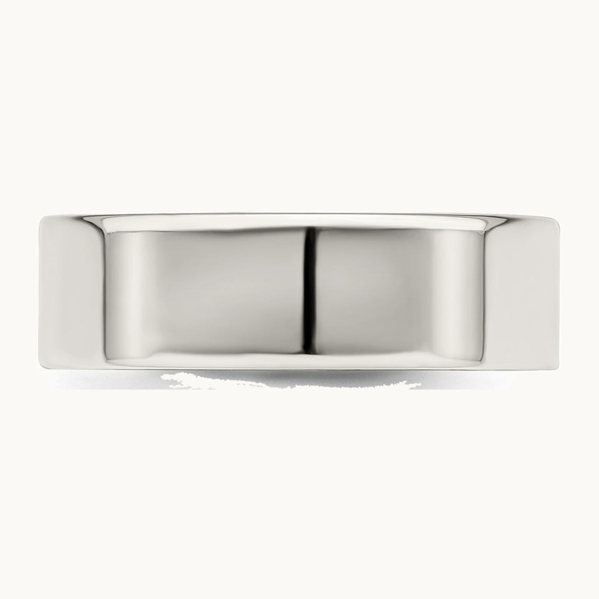 Sterling Silver 6mm Lightweight Flat Band