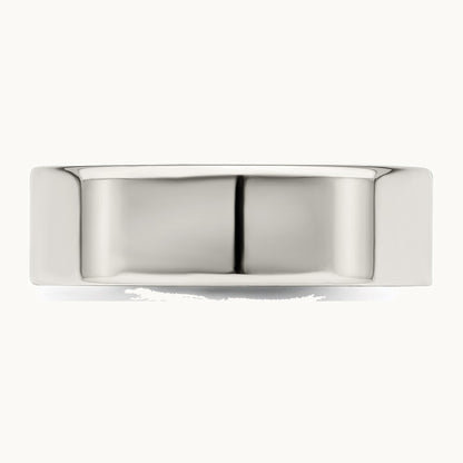 Sterling Silver 6mm Lightweight Flat Band