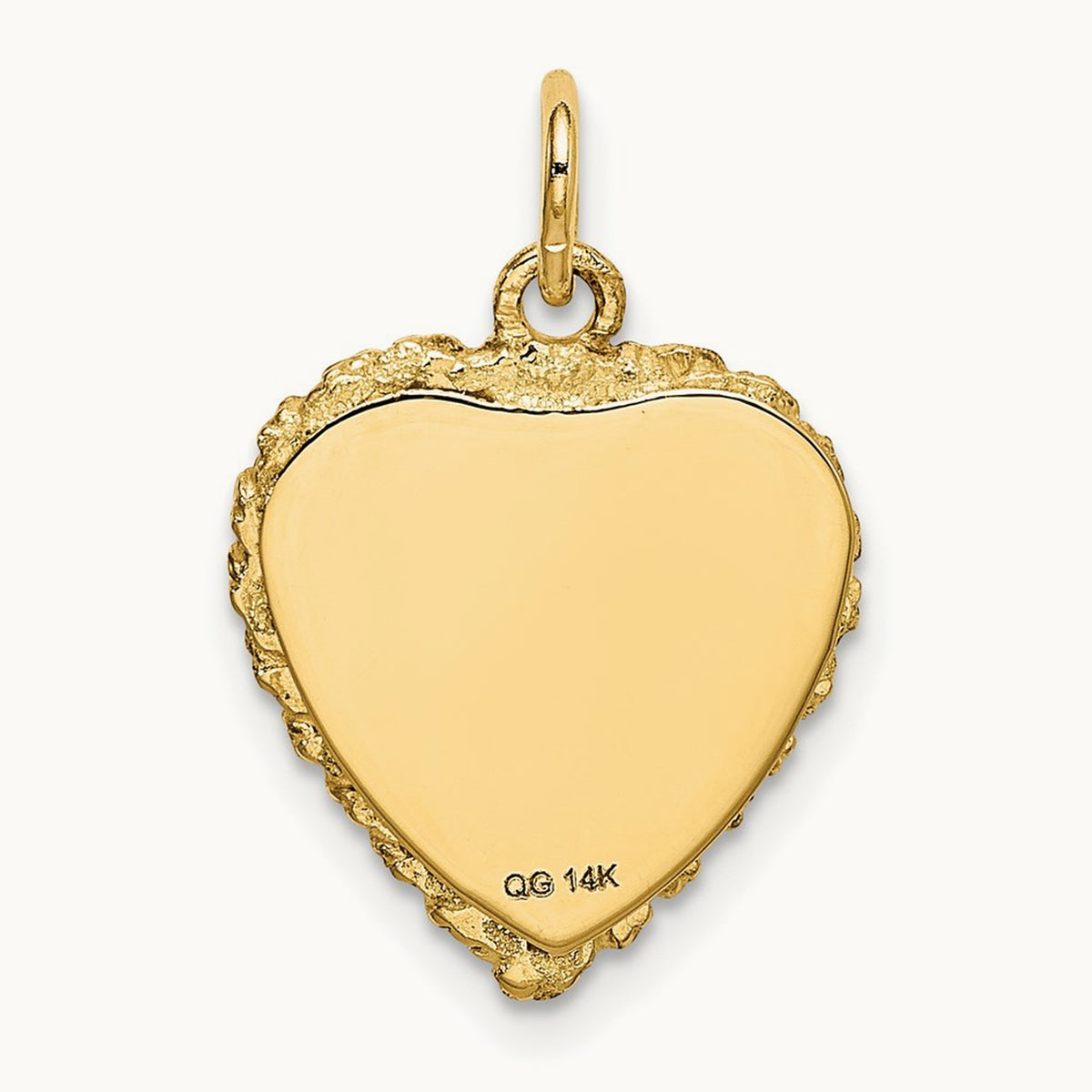 #1 GRANDDAUGHTER Disc Charm, 14K