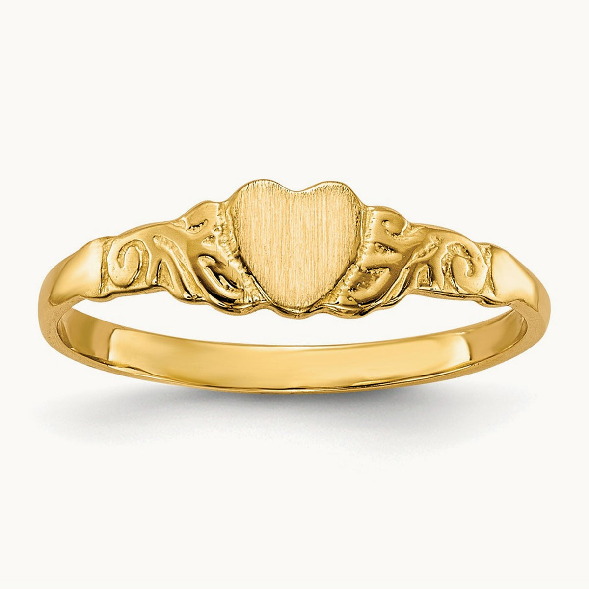 Childs Heart Ring, 14K