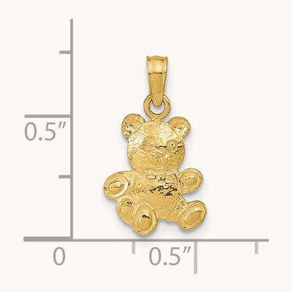 Teddy Bear Pendant — 19.5mm