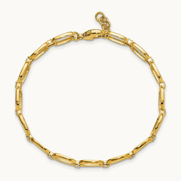 Link with Ext Bracelet, 0.50 ct tw Lab-Grown Diamond