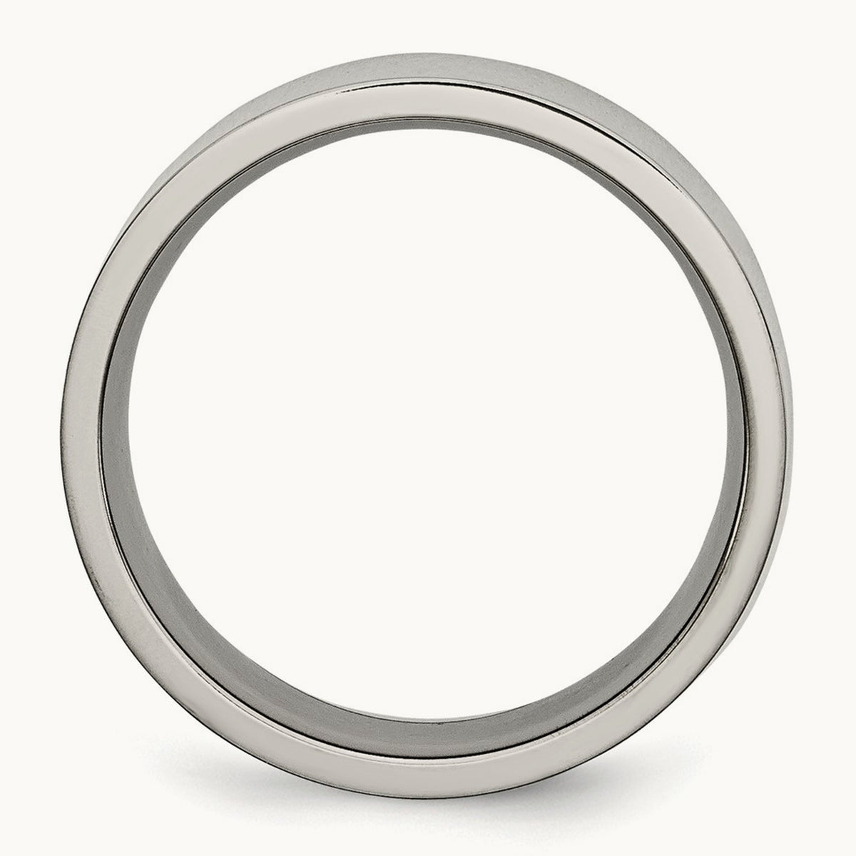 Polished Flat Band — 8mm