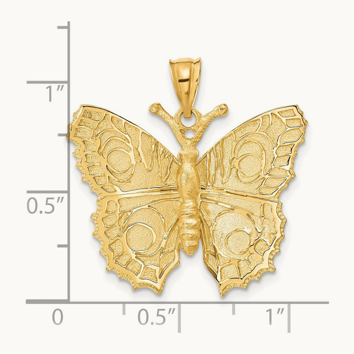 Butterfly Charm, 14K