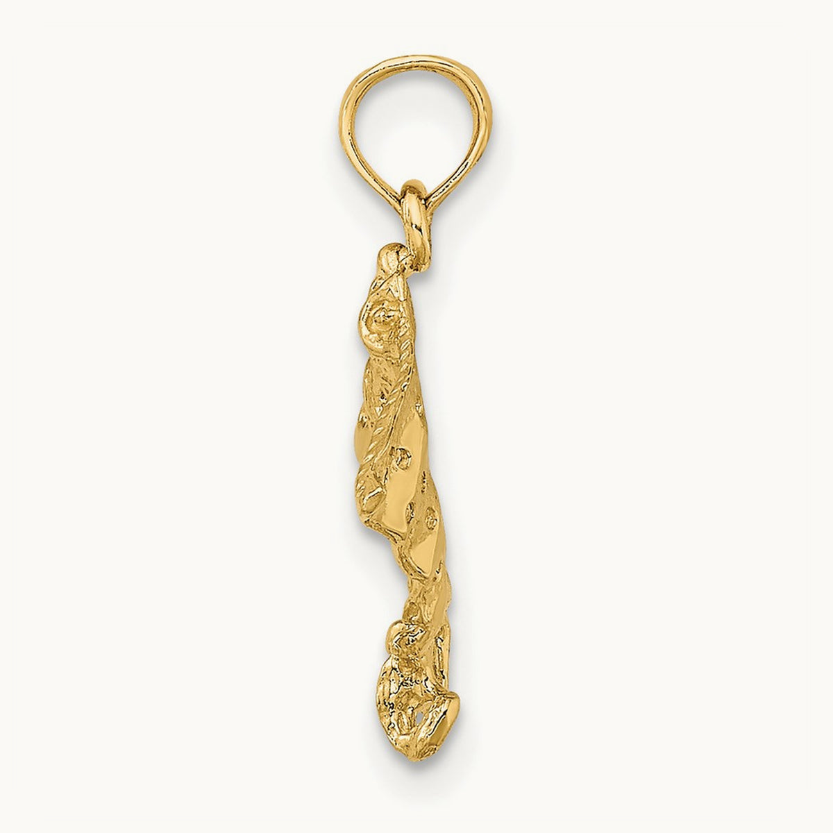 Spotted Eagle Ray with Holes Charm — 19mm