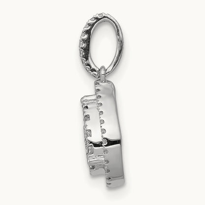 Teardrop Dangle Pendant, 0.25 ct tw Lab-Grown Diamond