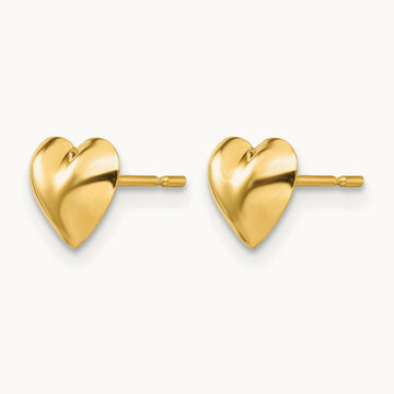 Madi K Children's Heart Post Earrings, 14K