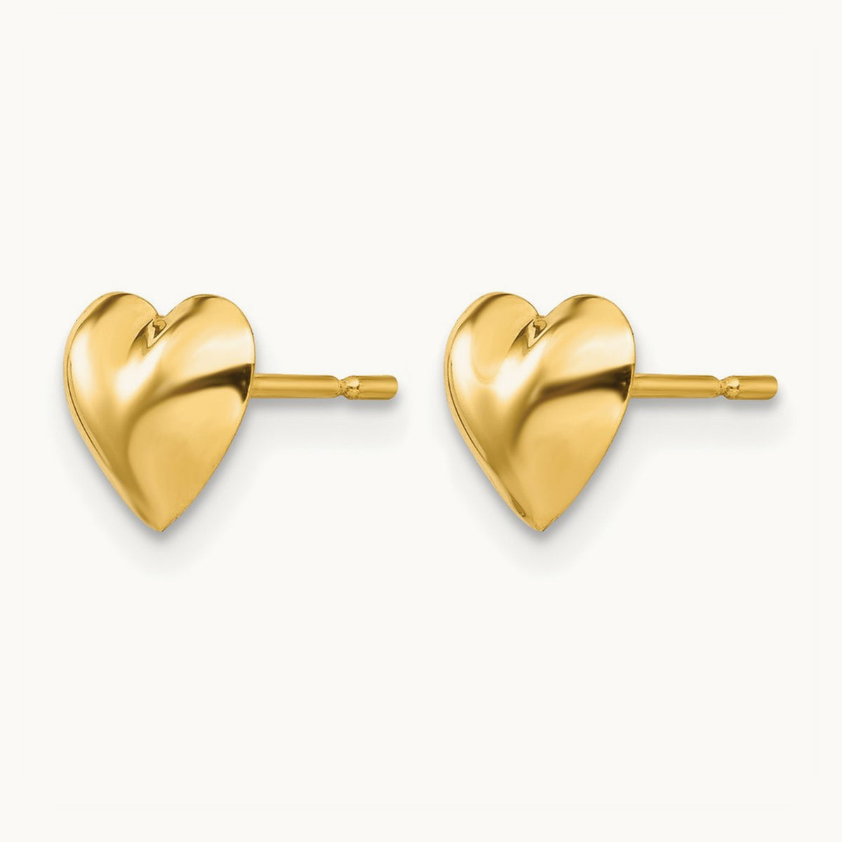 Madi K Children's Heart Post Earrings, 14K