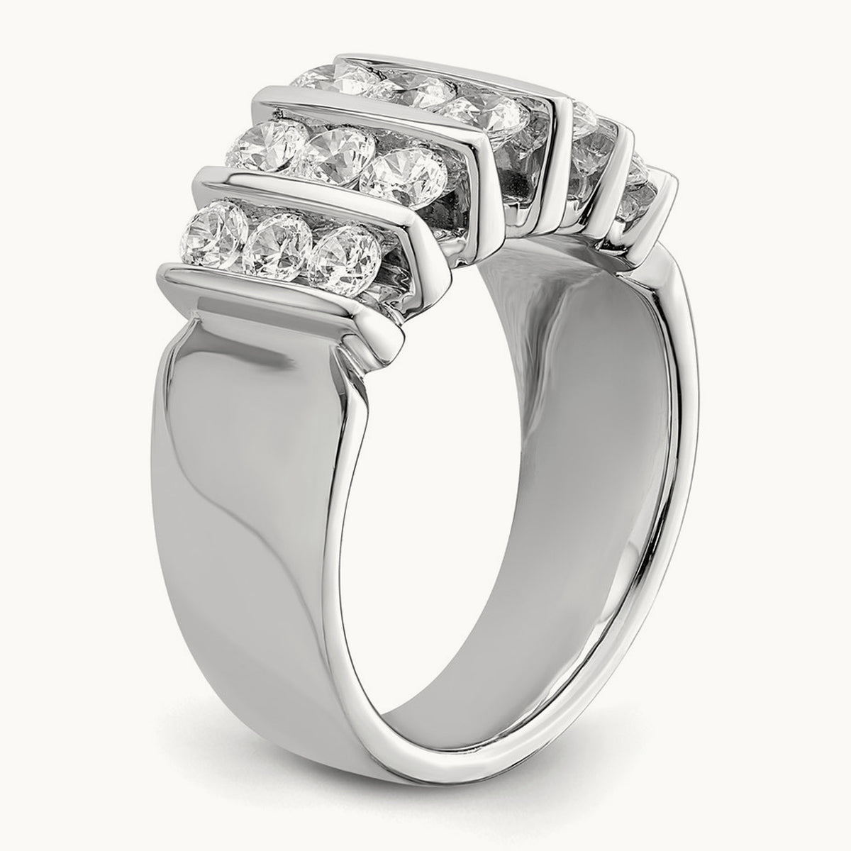 Fashion Band, 1.00-3.00 ct tw Lab-Grown Diamond — 1 1/2 ct, 14K White Gold